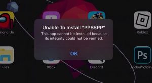 fix the app cannot be installed because its integrity could not be verified