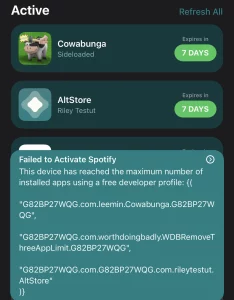 Maximum number of apps already installed error, fix maximum number of apps already installed error, iOS app install limit, iOS app installation error, app installation error fix, third-party app installation error fix, third-party app store error, third-party app limit error fix